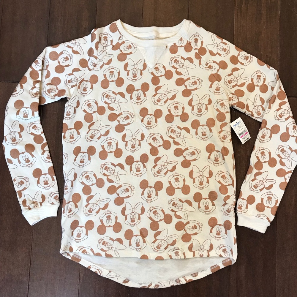 2/$18✨Disney Gold Sweater/Raglan